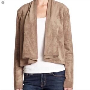 BCBGMaxAzria Tan Suede Blazer